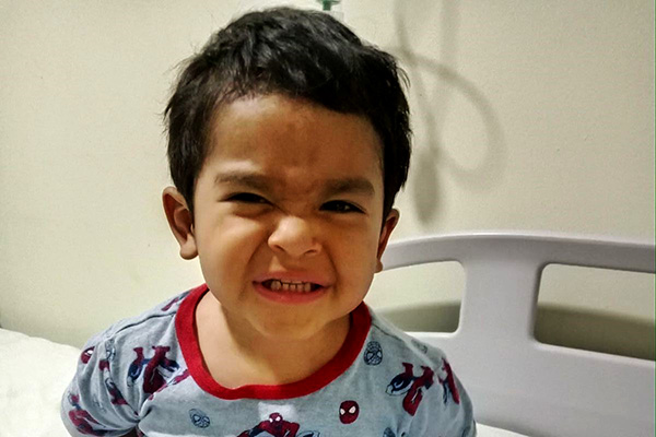 Cancer fighter: Oscar Santos!